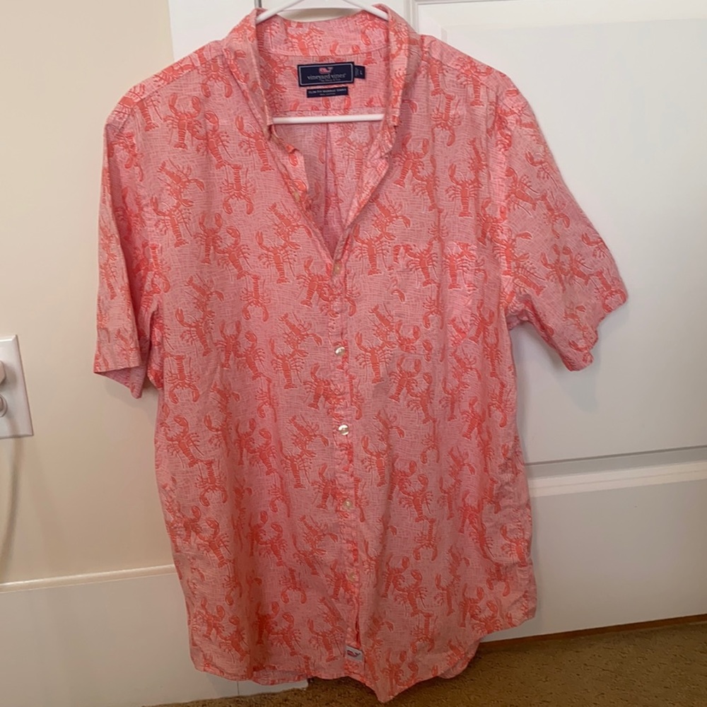 Short sleeve vineyard vines button down